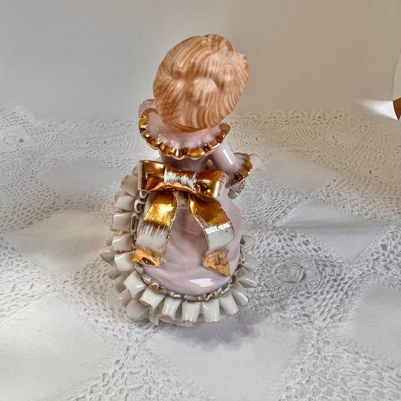 Vintage Norcrest Dancing China Girl Figurine, Vintage Figurines, Norcrest Dolls - Picture 8 of 10